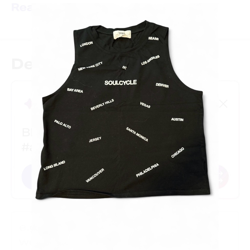 SoulCycle Black Crew Neck Tee